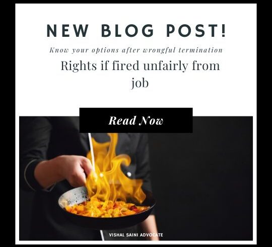 Rights if fired unfairly from job