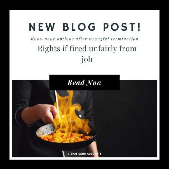 11Rights if fired unfairly from job