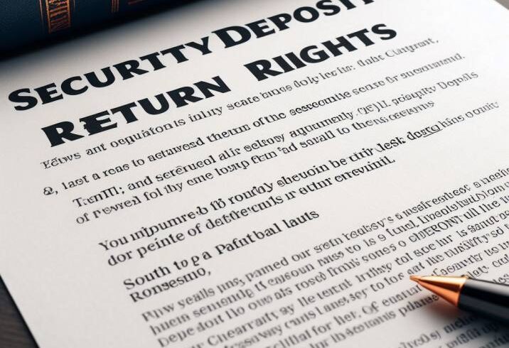 Rights Regarding Security Deposit Return