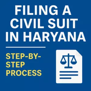 11Filing a Civil Suit in Haryana