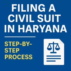 11Filing a Civil Suit in Haryana